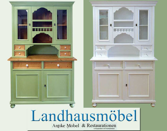 Küchenschrank im Landhaus, Vintage, shabby-chic Stil
