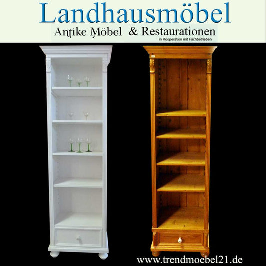 Schmaler Bücherschrank