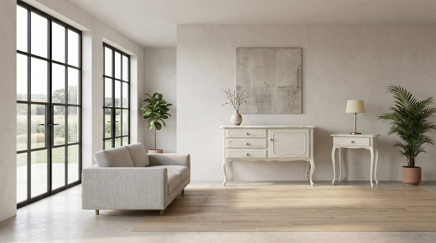 Set aus Kommode und Tisch