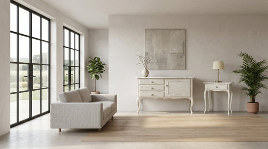 Set aus Kommode und Tisch