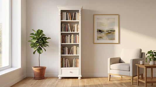 Schmaler Bücherschrank