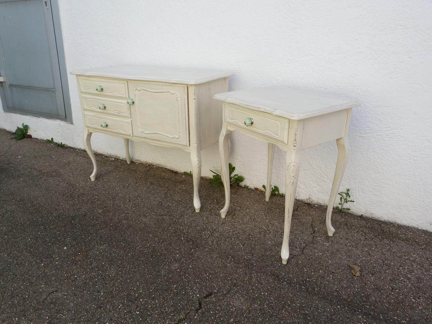Set aus Kommode und Tisch