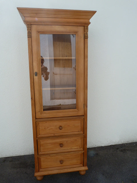 Holz Vitrine Massiv (0111)