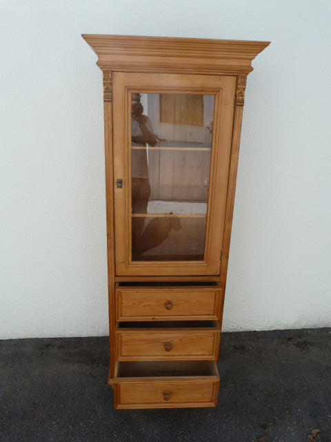 Holz Vitrine Massiv (0111)