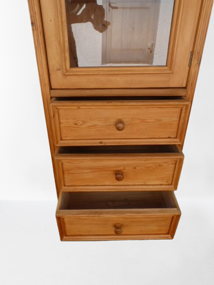 Holz Vitrine Massiv (0111)