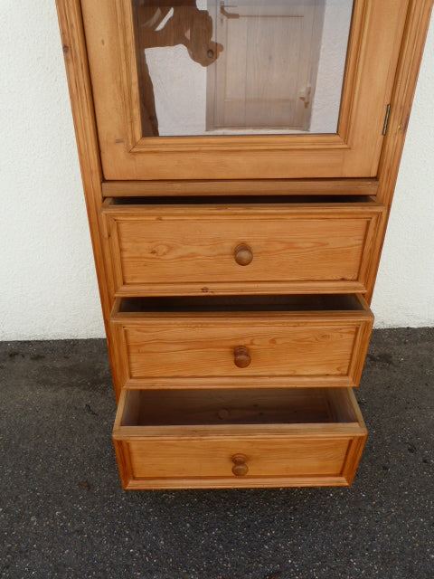 Holz Vitrine Massiv (0111)